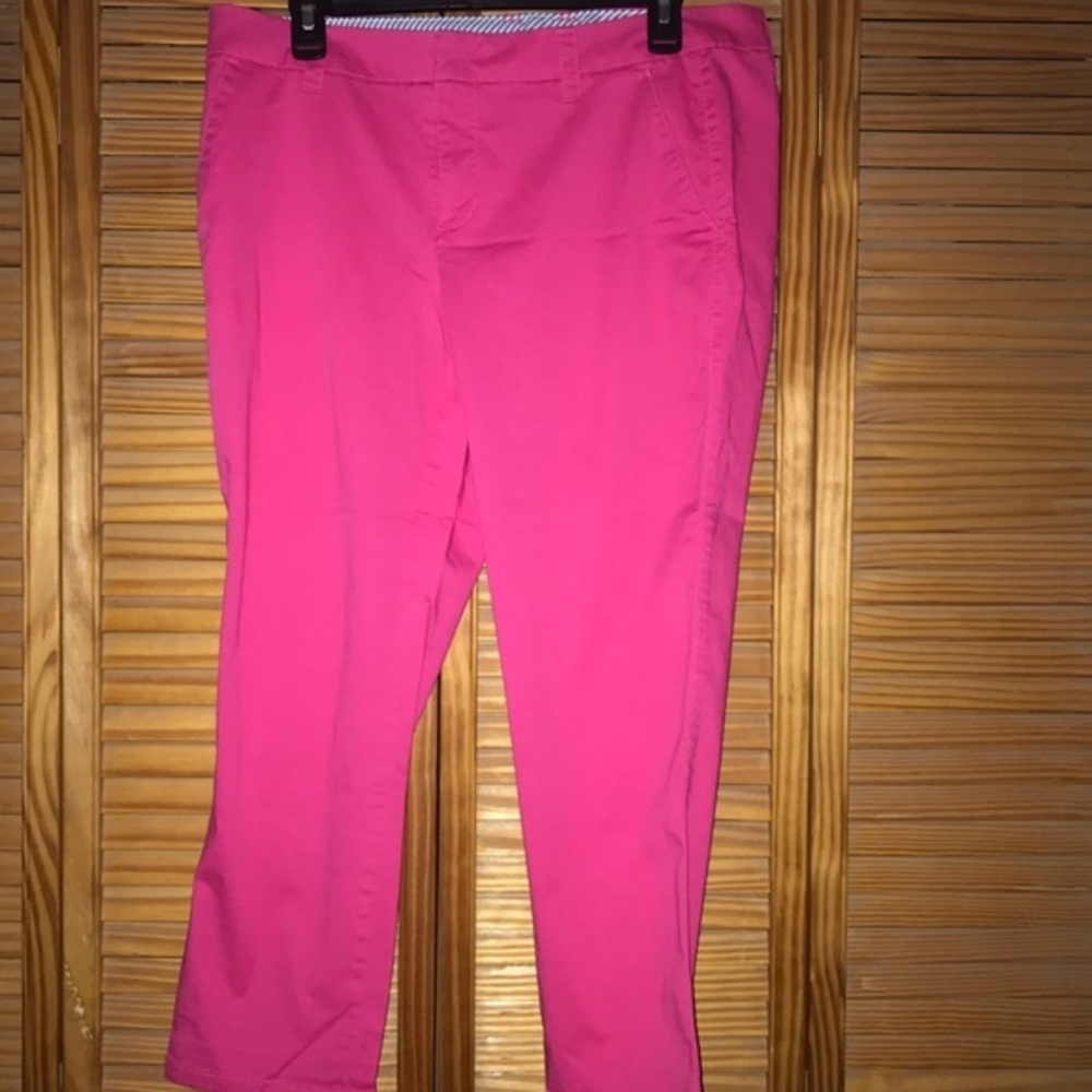 JCP Pink Capri Pants Crop Pants 12